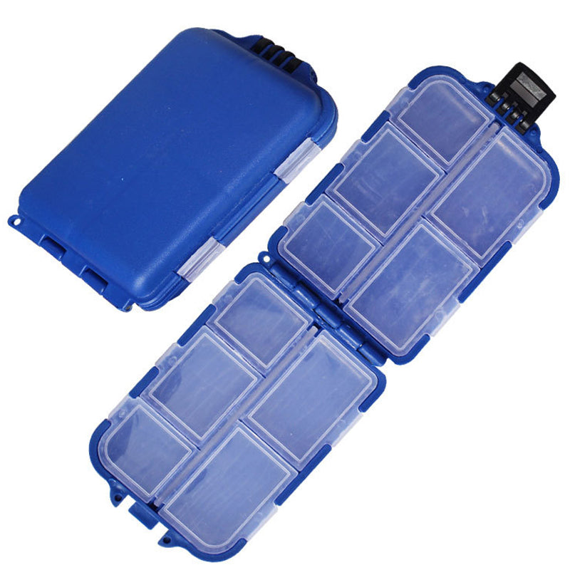10 Compartments Fishing Lure Box Bait Storage Case Fishing Tackle Storage Tray Hooks Organizer 10 Compartments Fishing Lure Box Bait Storage Case Fishing Tackle Storage Tray Hooks Organizer